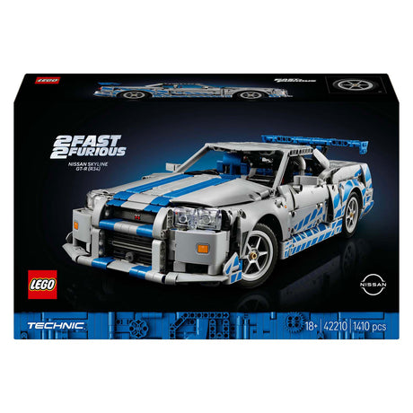 Lego ® Technic 2 Fast 2 Furious Nissan Skyline GT-R (R34) bil - 42210