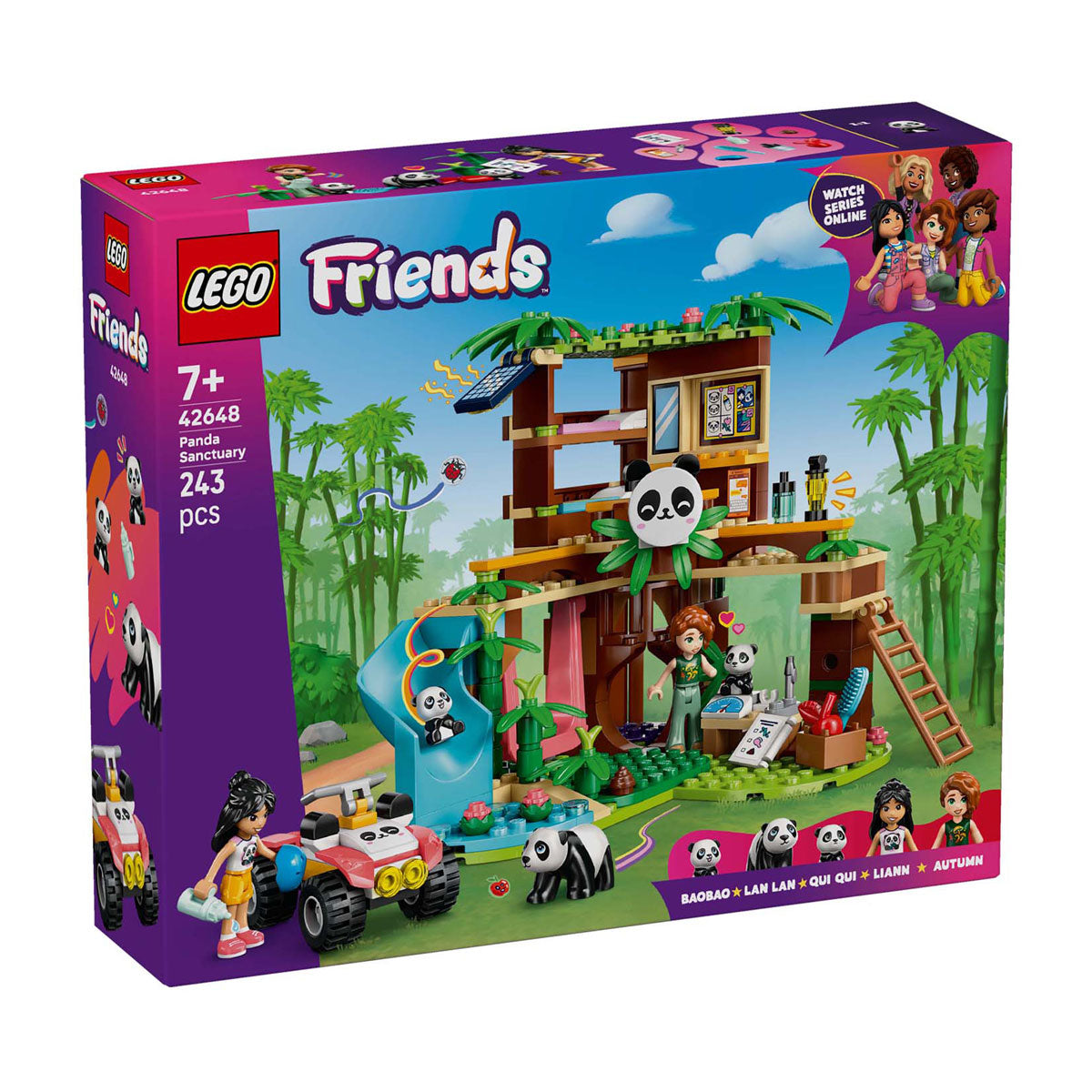 Lego ® friends the panda shelter, byggesæt, legetøj - 42648