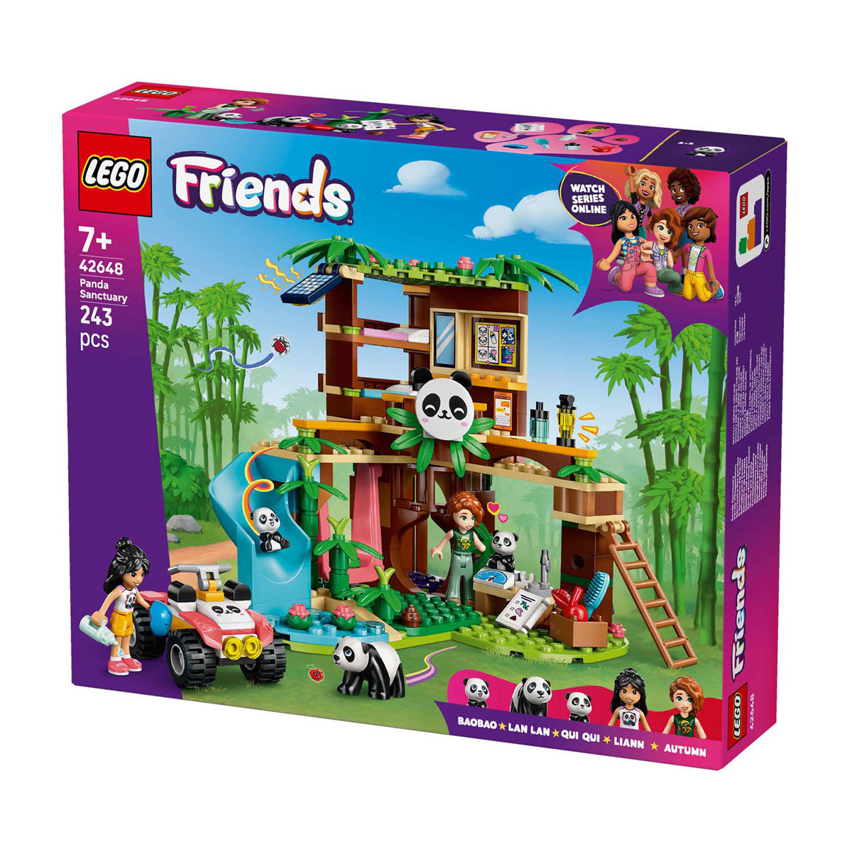 Lego ® friends the panda shelter, byggesæt, legetøj - 42648