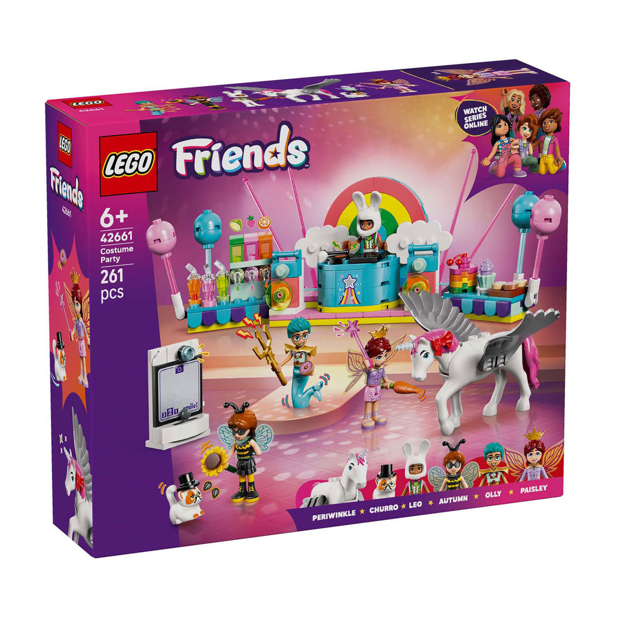 Lego ® venner kostumefest med enhjørning og fe - 42661