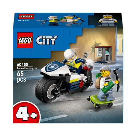Lego ® byjagt på politimotorcykel - 60455