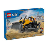 Lego ® city gul bulldozer, byggepladskøretøj - 60466