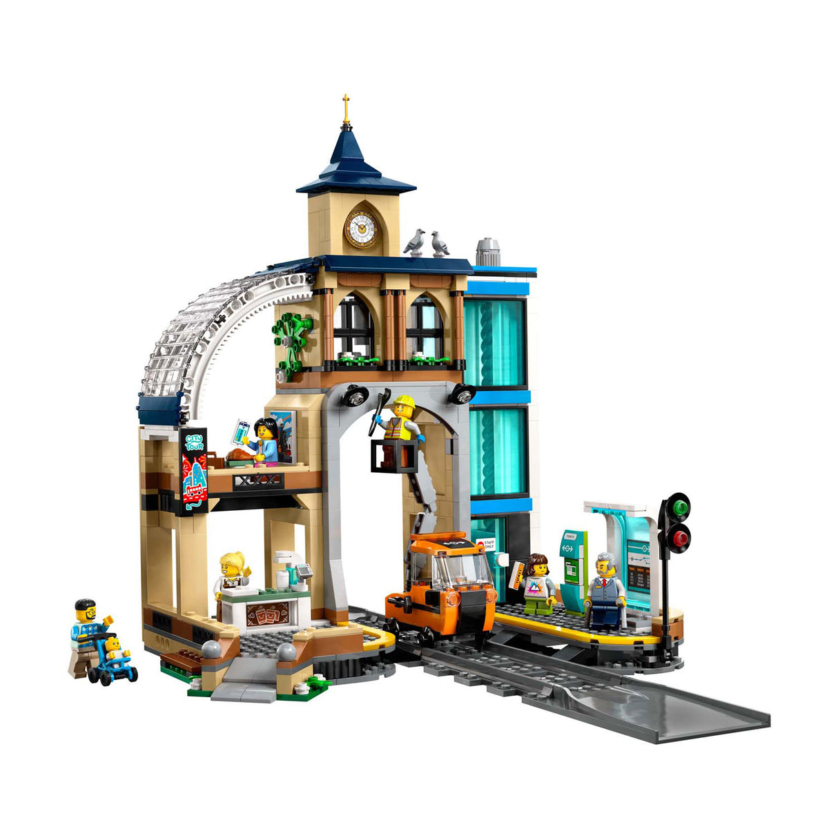 Lego ® city centralstation, byggelegetøjssæt - 60469