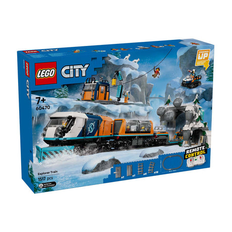 Lego city forskningstog på nordpolen køretøjslegetøj - 60470