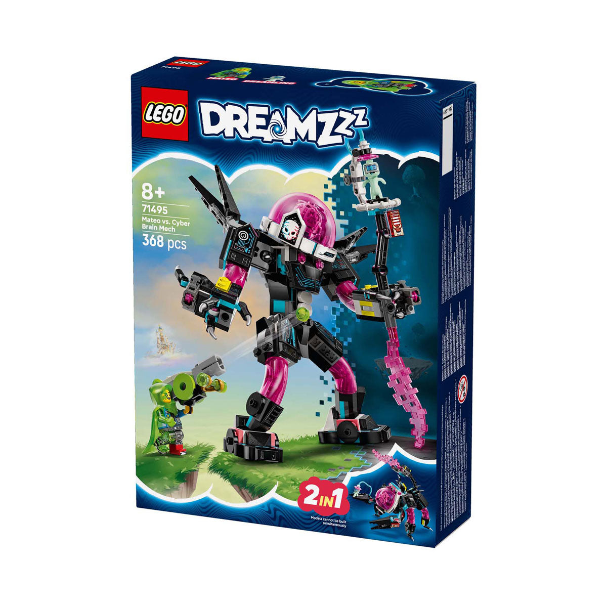 Lego ® dreamzzz™ mateo vs. cyberhjernemekanik-legesæt - 71495