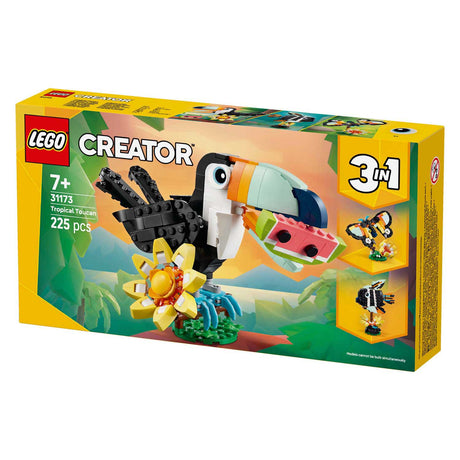 Lego ® skaberen 3i1 vilde dyr: tropisk tukan - 31173