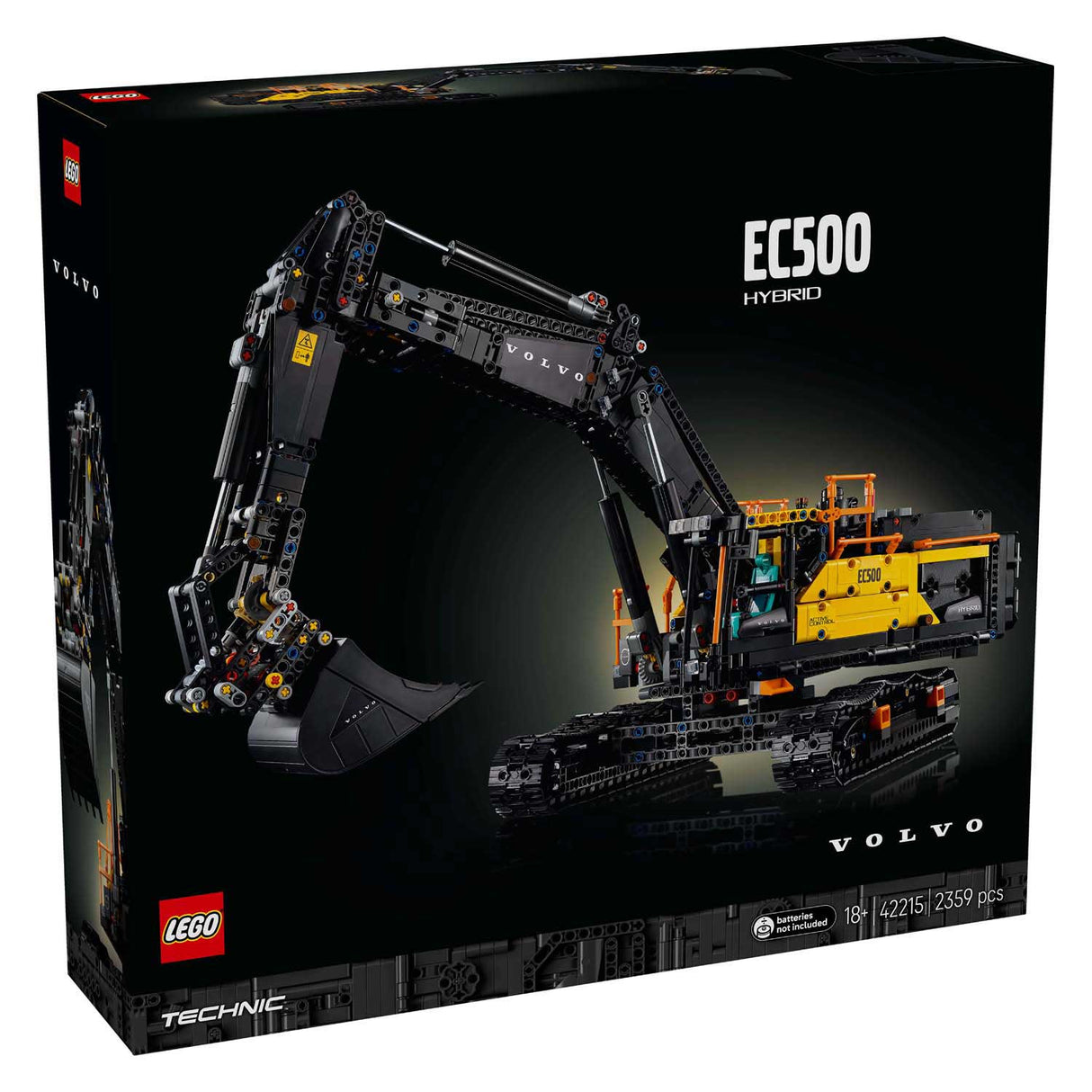 Lego® technic volvo ec500 hybrid gravemaskine - 42215