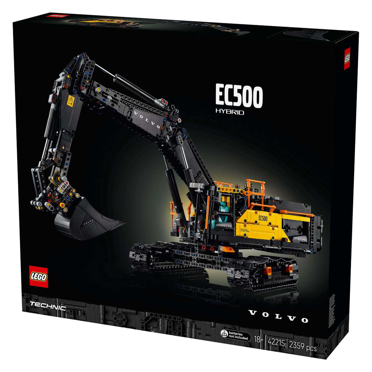 Lego® technic volvo ec500 hybrid gravemaskine - 42215