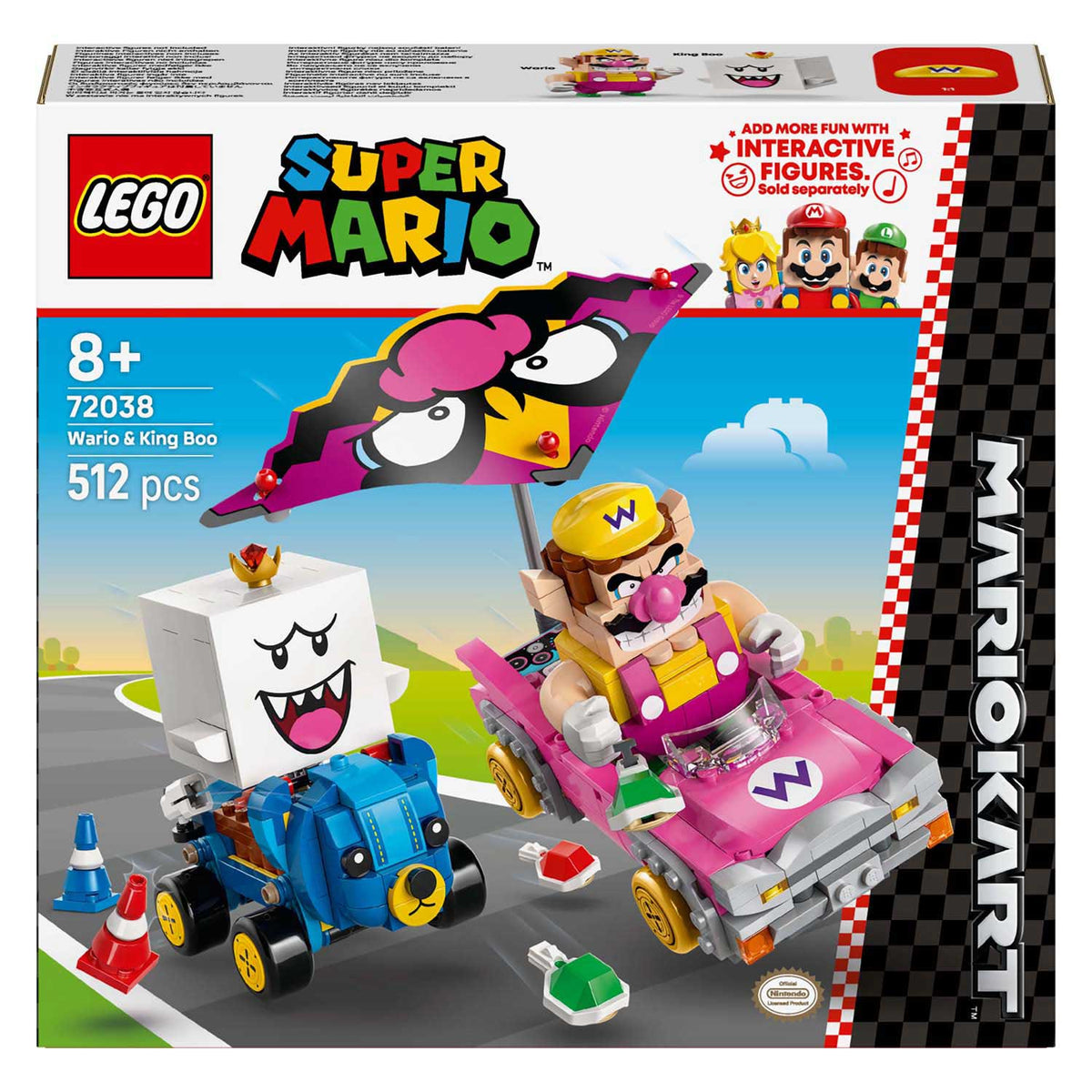 Lego ® Super Mario™: Mario Kart™ – Wario og King Boo - 72038