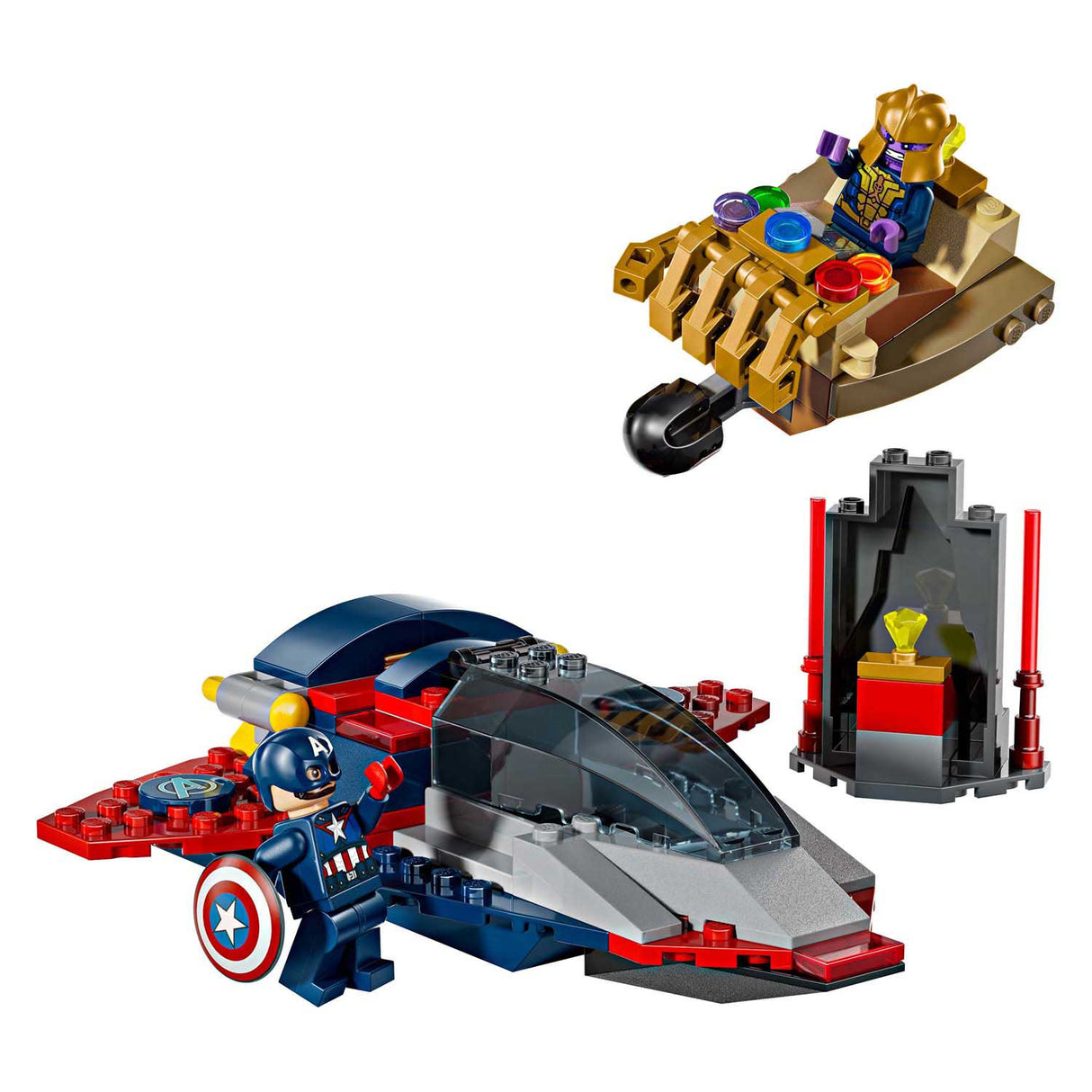 Lego superhelte marvel 76319 captain america vs. thanos