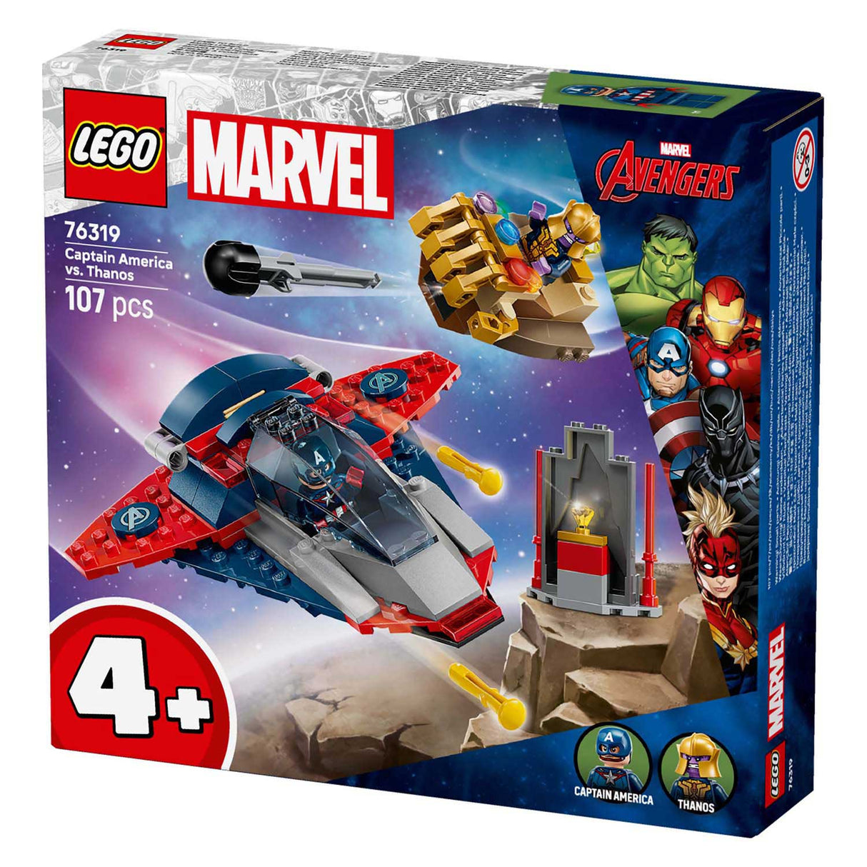 Lego superhelte marvel 76319 captain america vs. thanos