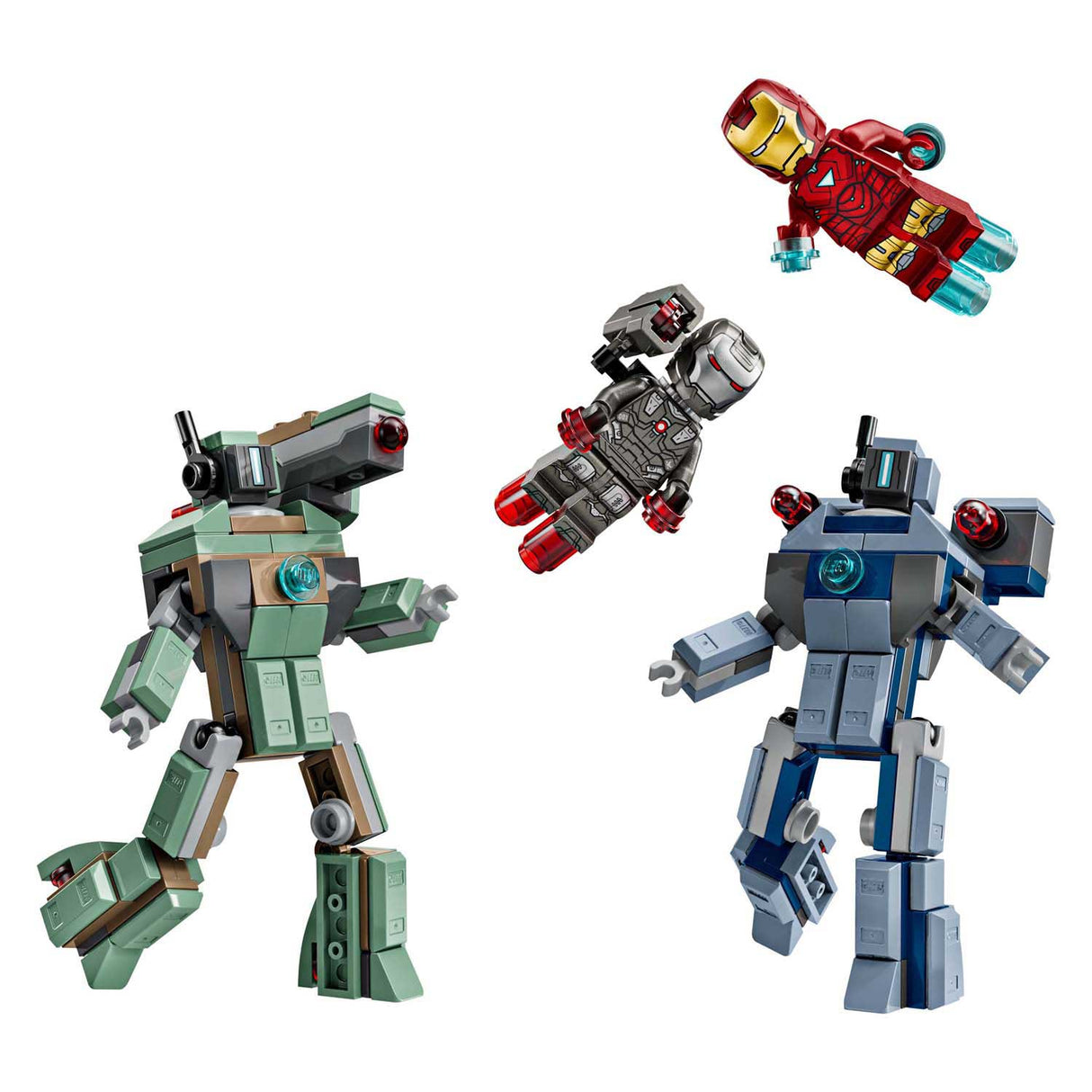 Lego ® ǀ marvel jernmand og krigsmaskine vs. hammerdroner - 76320