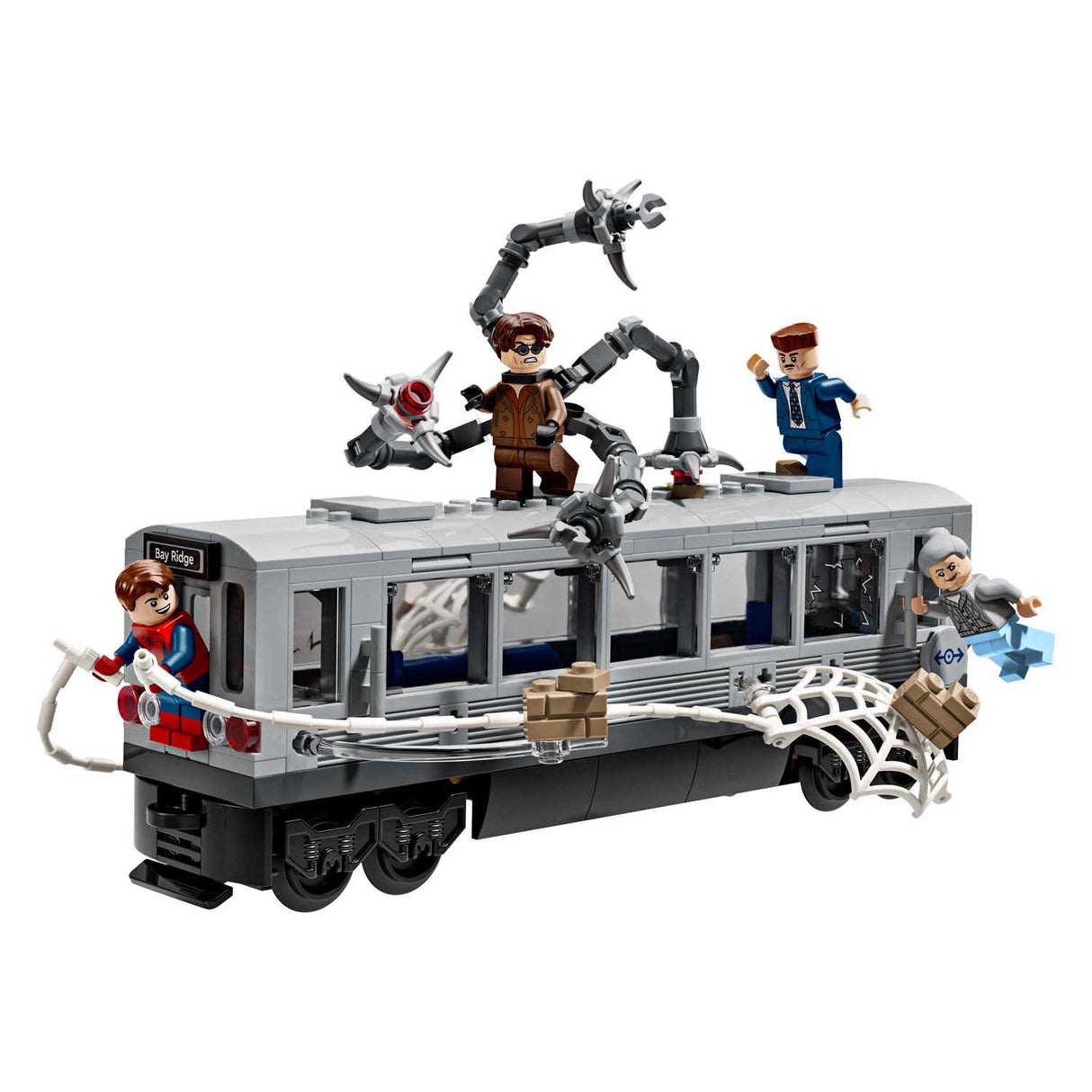 Lego® marvel spider-man vs. doc ock undergrundsbanescene - 76321