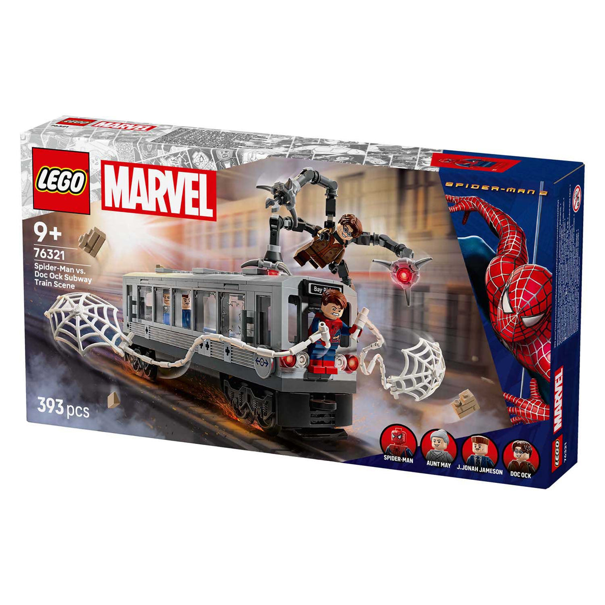 Lego® marvel spider-man vs. doc ock undergrundsbanescene - 76321