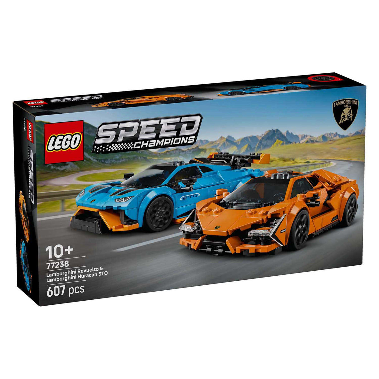 Lego® Speed Champions Lamborghini Revuelto og Huracán Sto - 77238