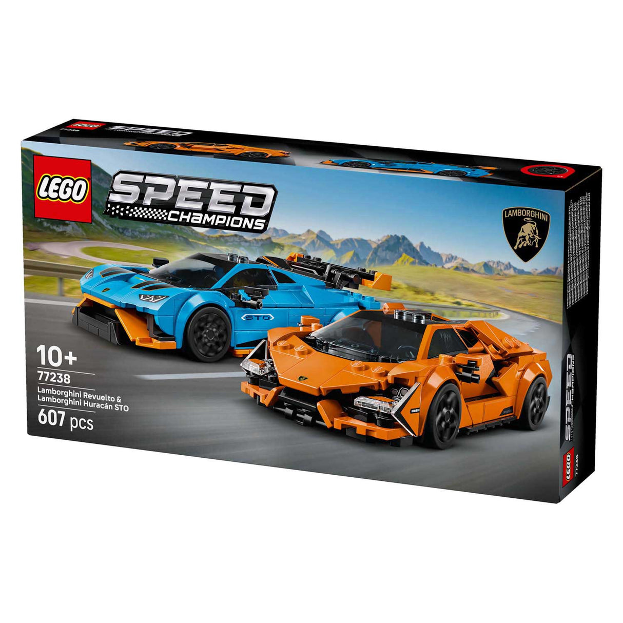 Lego® Speed Champions Lamborghini Revuelto og Huracán Sto - 77238