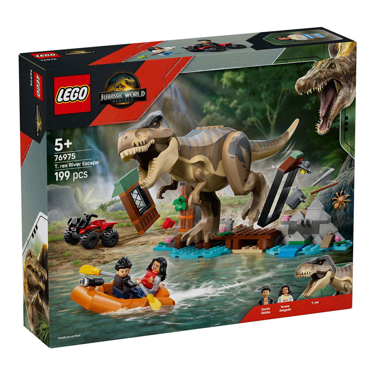 Lego® jurassic world t. rex river escape byggesæt - 76975