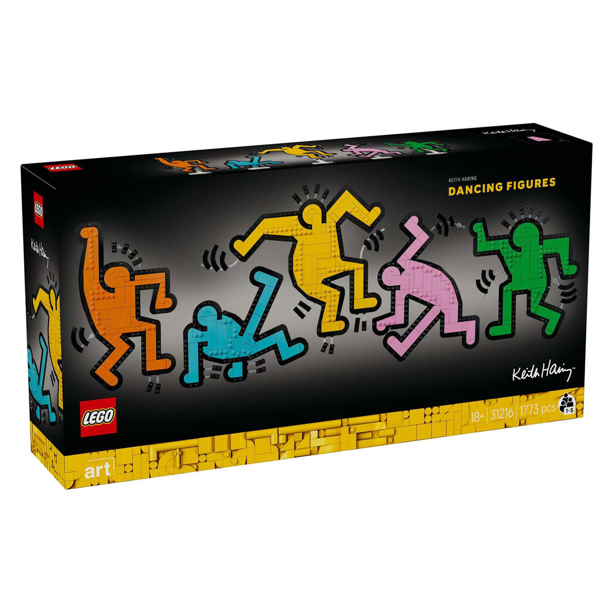 Lego ® art keith haring dansefigurer - 31216
