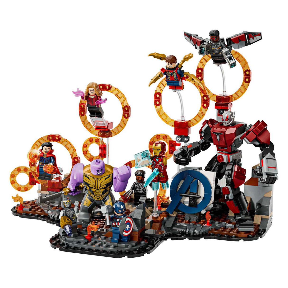 Lego ® marvel avengers: slutspillets sidste kampbyggesæt - 76323