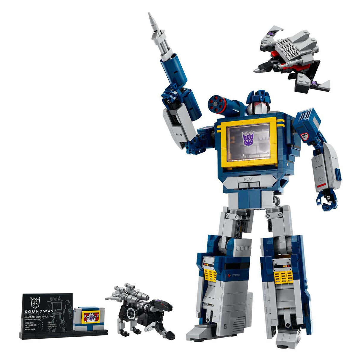 Lego ® ikoner transformere: soundwave - transformator samling - 10358