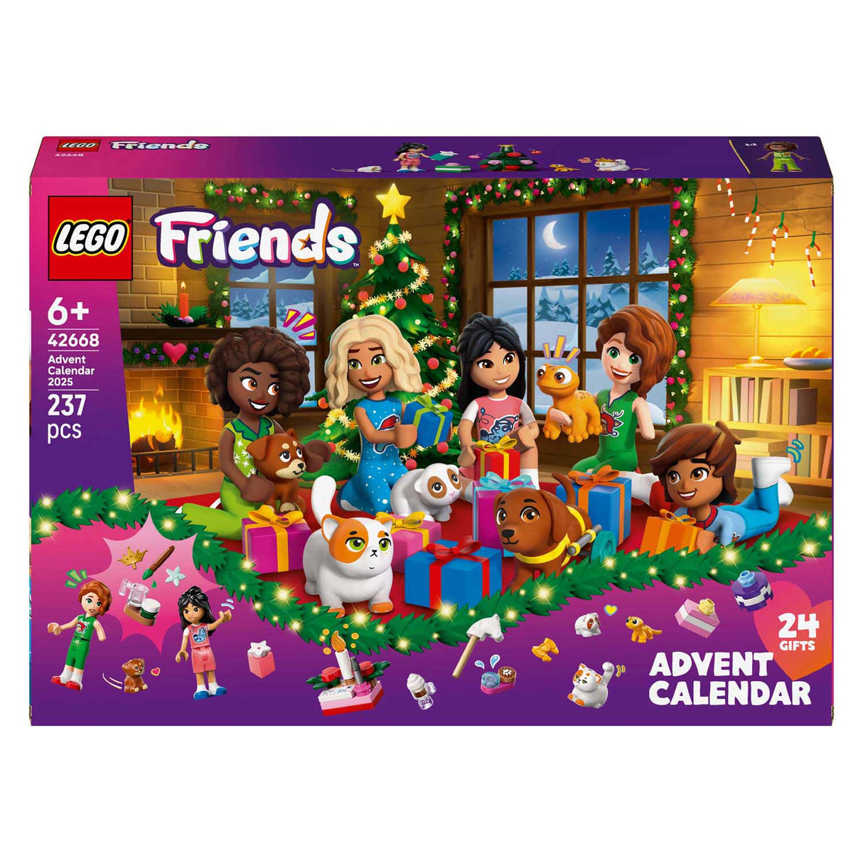 Lego friends 42668 adventskalender 2025