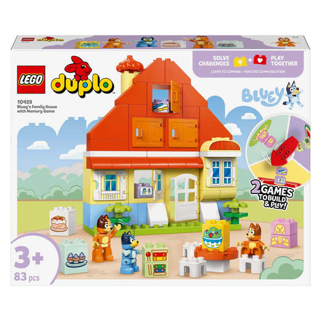 Lego ® duplo® bluey: House of Bluey og hendes familie med huskespil - 10459