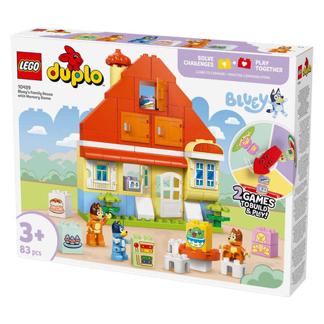 Lego ® duplo® bluey: House of Bluey og hendes familie med huskespil - 10459
