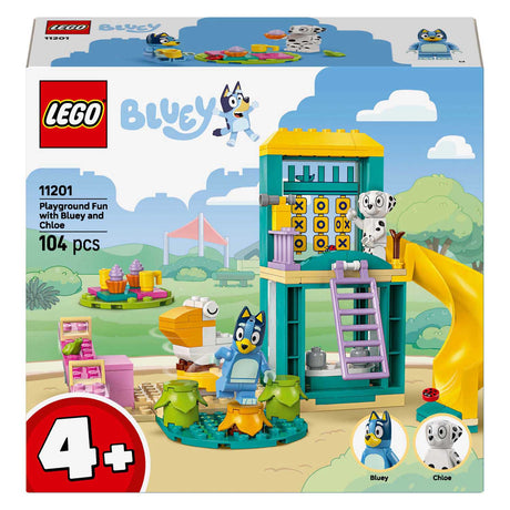 Lego ® bluey: bluey og chloé i legepladsbyggesættet - 11201