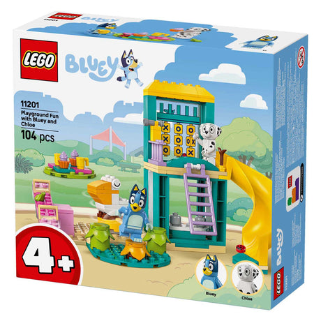 Lego ® bluey: bluey og chloé i legepladsbyggesættet - 11201