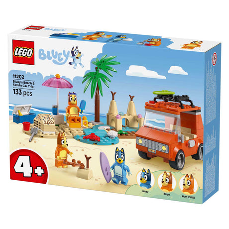 Lego bluey - blueys biltur til stranden byggelegetøj (11202)