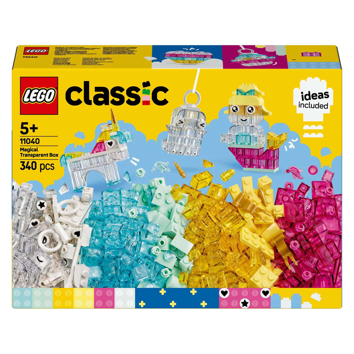 Lego klassisk magisk gennemsigtig æske - 11040