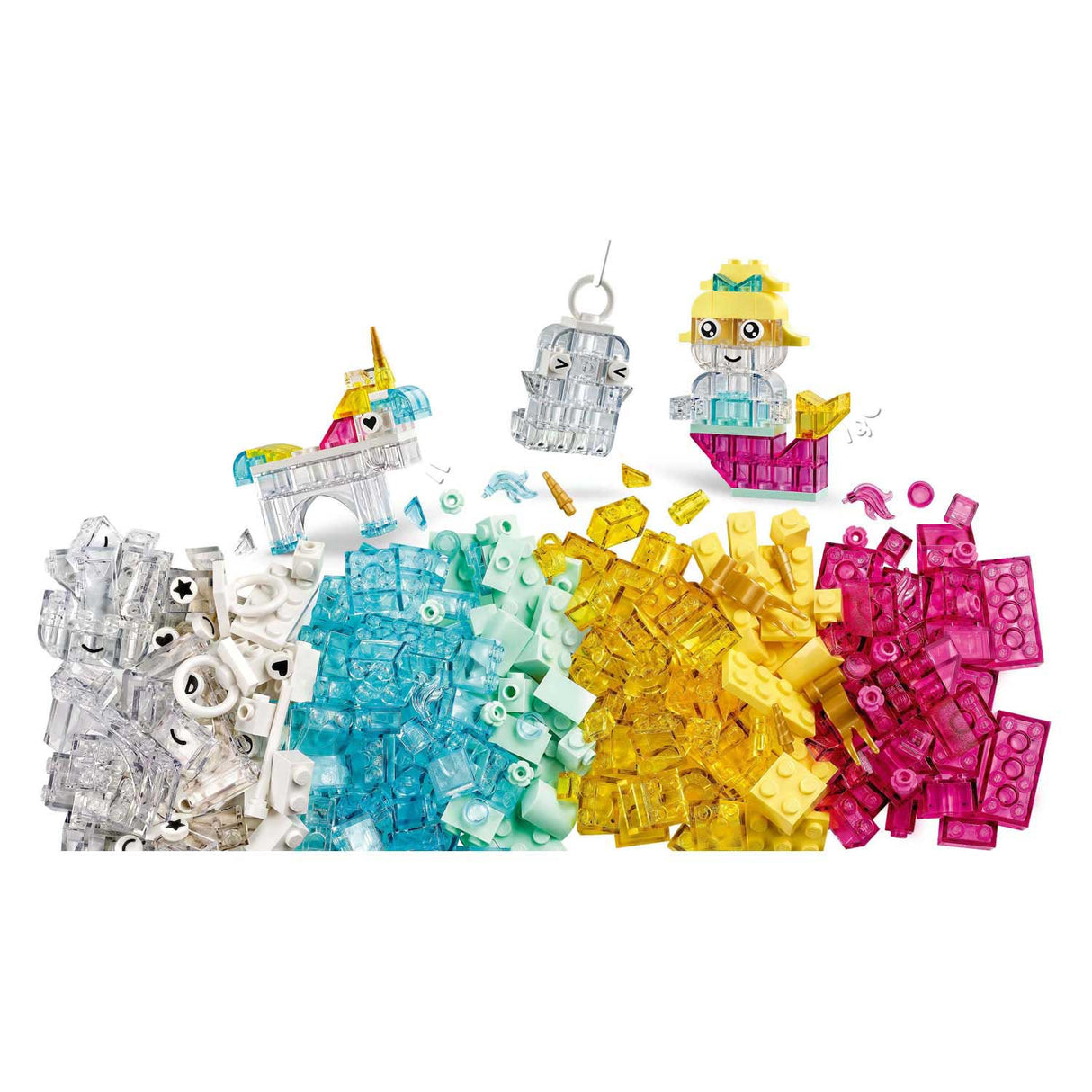 Lego klassisk magisk gennemsigtig æske - 11040