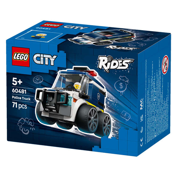 Lego city 60481 køretøjer politibil