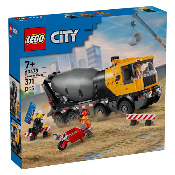 Lego city store køretøjer 60478 cement lastbil