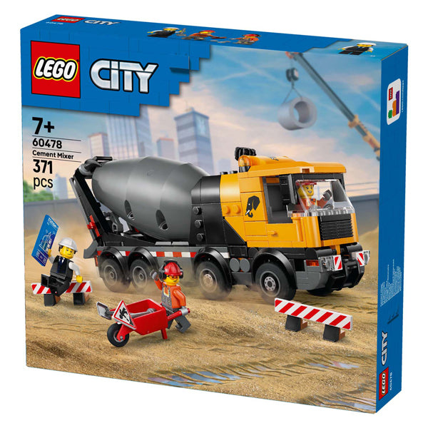 Lego city store køretøjer 60478 cement lastbil