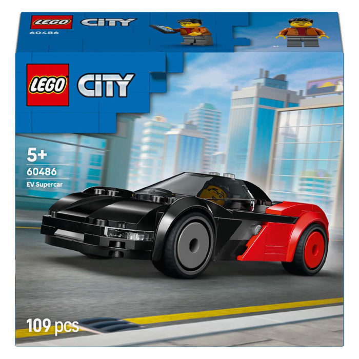 Lego city store køretøjer 60486 ev superbil | 2 stk