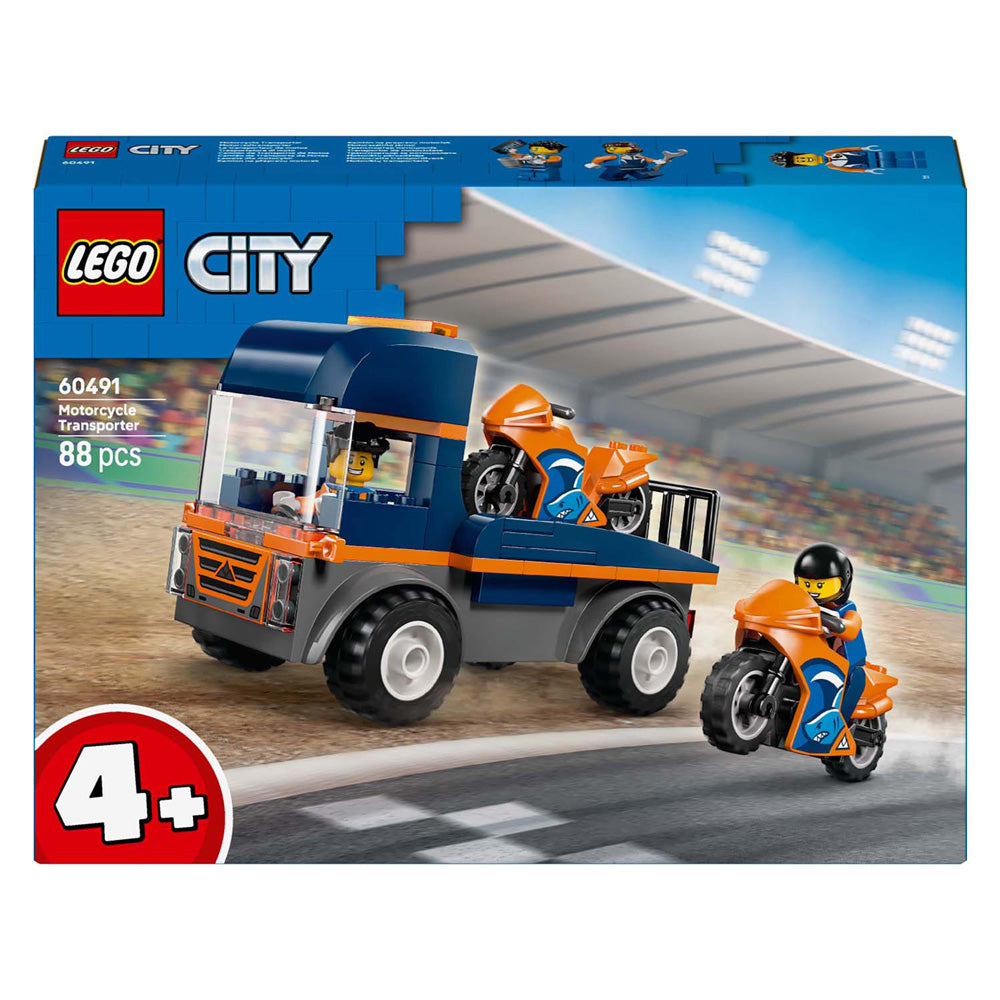 Lego city 60491 motorcykel transporter