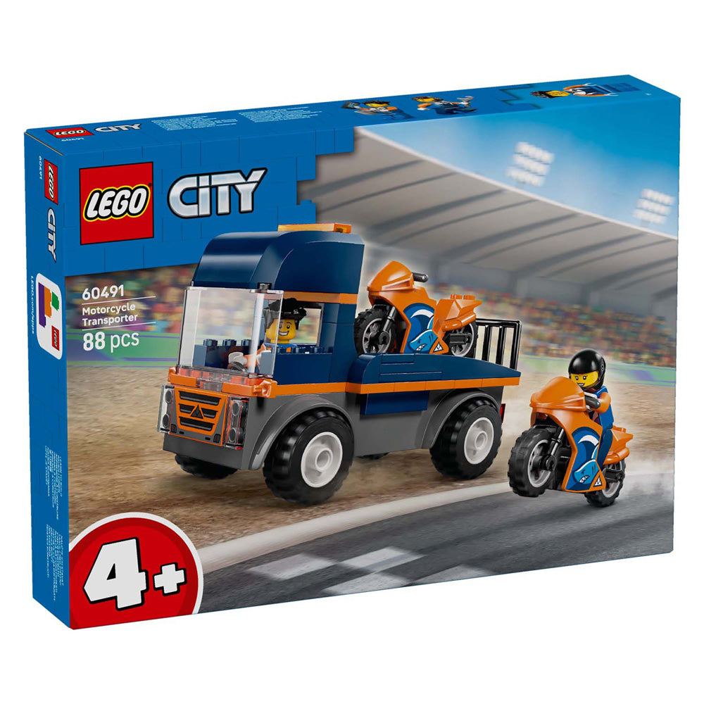 Lego city 60491 motorcykel transporter