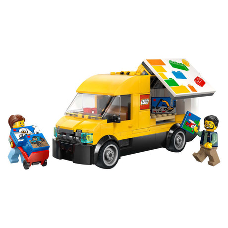 Lego ® city: varevognen - bygge- og legesæt til bilfans fra 6 år - med 2 minifigurer - 60500