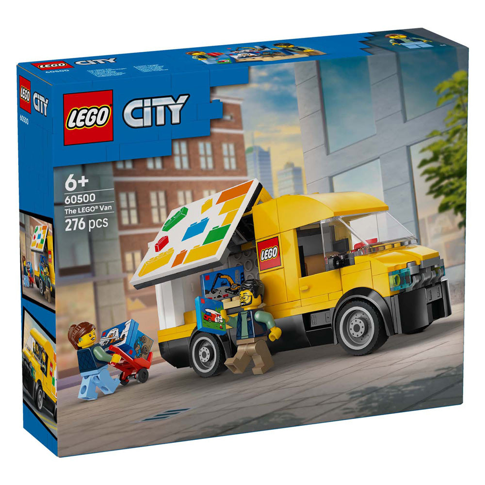 Lego ® city: varevognen - bygge- og legesæt til bilfans fra 6 år - med 2 minifigurer - 60500