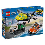 Lego city store køretøjer 60505 fly, servicekøretøj og hovercraft remix