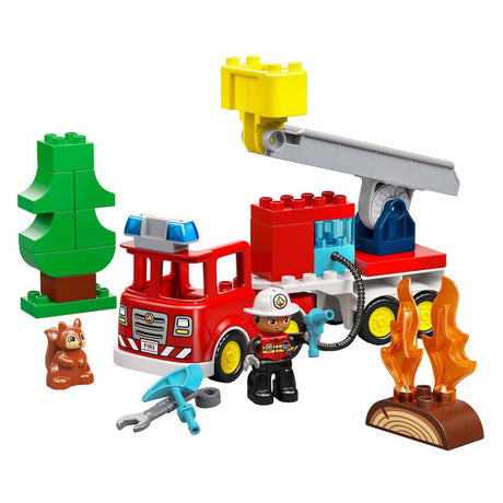 Lego Duplo Town 10473 brandbil med slange og brandmand
