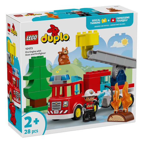 Lego Duplo Town 10473 brandbil med slange og brandmand