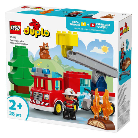 Lego Duplo Town 10473 brandbil med slange og brandmand