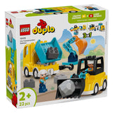 Lego duplo town 10475 3i1 entreprenørkøretøjer