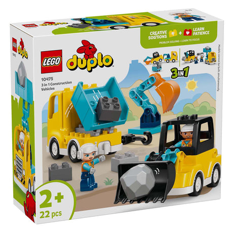 Lego duplo town 10475 3i1 entreprenørkøretøjer