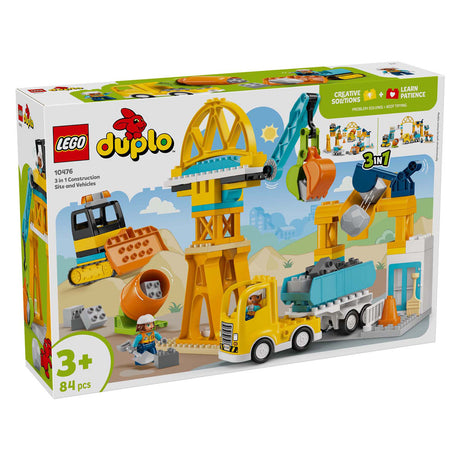 Lego duplo by 10476 3in1 byggeplads og køretøjer