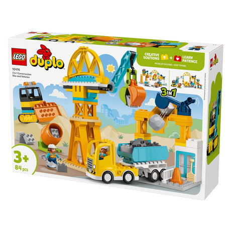 Lego duplo by 10476 3in1 byggeplads og køretøjer