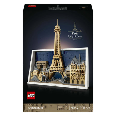 Lego ® arkitektur paris – kærlighedens by - 21064