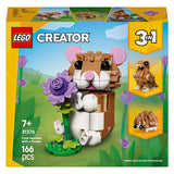 Lego ® creator 3i1 sød hamster med blomst - 31376